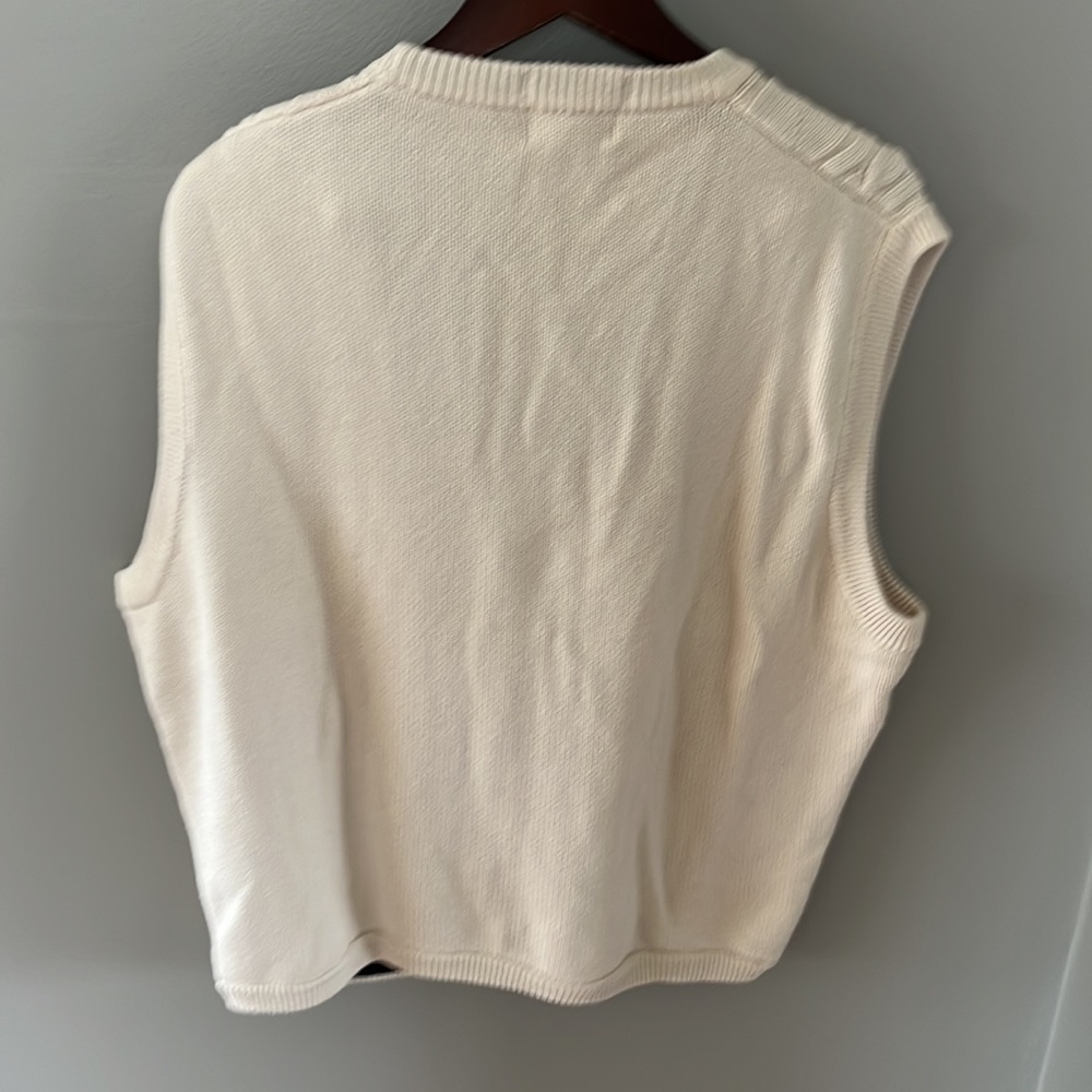 Gant Hand Framed Button Up Sweater Vest View 4